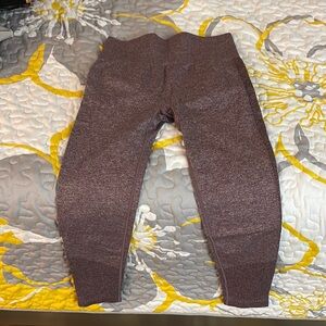 Cozy Capri Brown Knit Bottoms